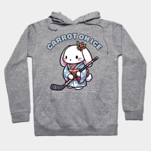 Ice hockey rabbit Hoodie